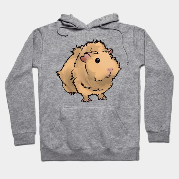 Cream Abyssinian Guinea Pig Hoodie by Kats_guineapigs